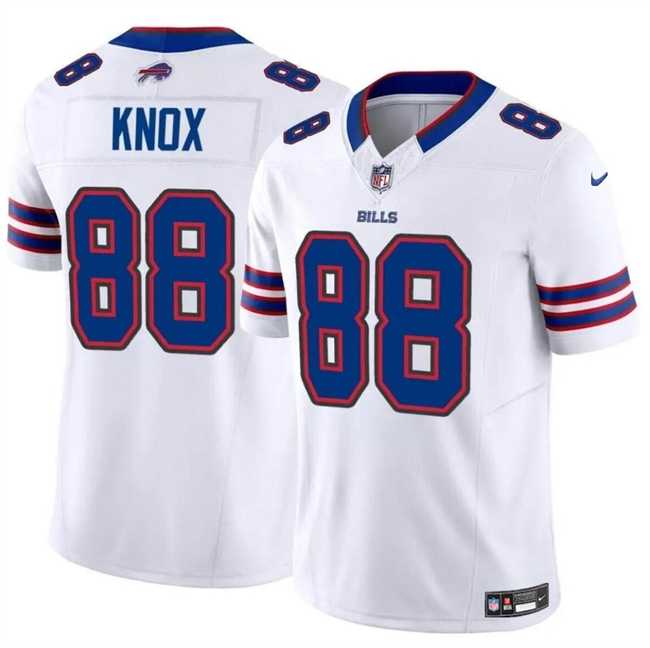 Men & Women & Youth Buffalo Bills #88 Dawson Knox White 2024 F.U.S.E. Vapor Untouchable Limited Stitched Football Jersey